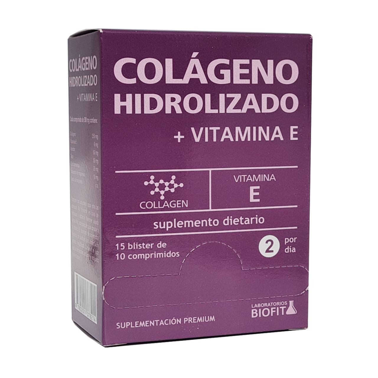 120 Cápsulas Colágeno con Ácido Hialurónico + Coenzima Q10 + Vitaminas A,  C, D y B12 + Zinc, Energía y Articulaciones Fuertes, Colágeno Hidrolizado, 750mg